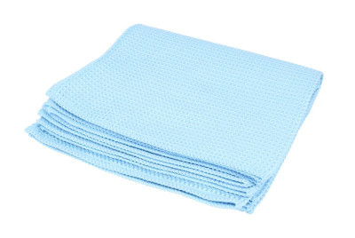 Laveta Microfibre Waffle Kaja, Albastru, 320gsm, 40 x 40cm foto