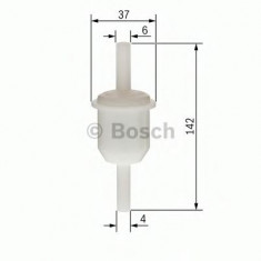 Filtru combustibil VW PASSAT Variant (3A5, 35I) (1988 - 1997) BOSCH 0 450 904 149 foto