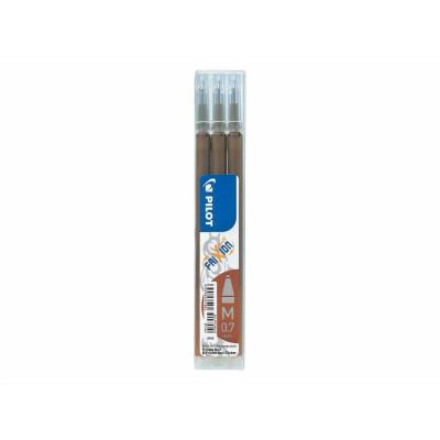 Set 3 rezerve Roller Frixion 0.7Mm 3Buc/Set Pilot Brown foto