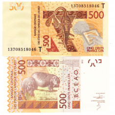 Statele Africii de Vest ( Togo ) 500 Franci 2013 UNC