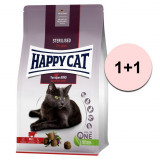 Cumpara ieftin Happy Cat Sterilised Voralpen-Rind / vită 1,3 kg 1+1 GRATUIT