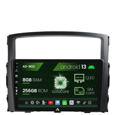 Navigatie Mitsubishi Pajero (2006-2014), Android 13, Z-Octacore 8GB RAM + 256GB ROM, 9 Inch - AD-BGZ9008+AD-BGRKIT271 foto