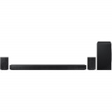 Soundbar Samsung HW-Q990D/EN, 11.1.4ch, 656W, Bluetooth, Wi-Fi, Subwoofer wireless, Dolby Atmos, Negru