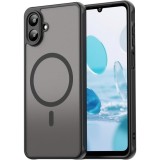 Husa Matte MagSafe pentru Samsung Galaxy A07, protectie completa, contur negru