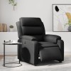 VidaXL Fotoliu rabatabil electric, negru, piele ecologică 3205028
