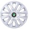 Set 4 Capace Roti Autohelix MSA&reg; R16, Potrivite Jantelor de 16 inch, Pentru Skoda, Model 429