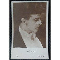 Carte postala, Ivan Petrovich, actor de film si cantaret din Yugoslavia, 1894-1962
