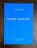 Despre educatie- Onisifor Ghibu
