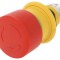 Comutator de Siguranță 16mm Roșu 2NC/2NO