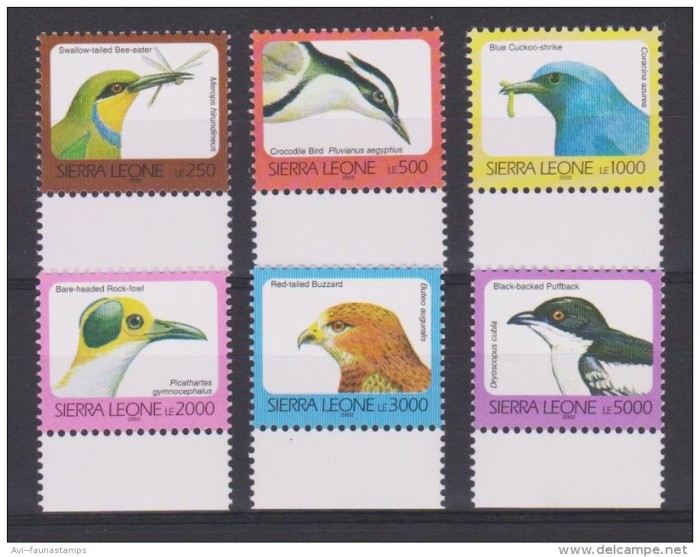 SIERRA LEONE 2002 FAUNA PASARI