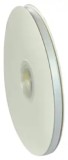 Panglica Dublu Satinata Alba 6 mm, 91 m
