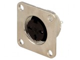 Conector M16 soclu mamă lipire PIN 3, 5A 300V IP65 IP67 C091D