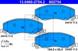 Set placute frana,frana disc SAAB 9-5 (YS3G) (2010 - 2012) ATE 13.0460-2754.2
