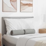 vidaXL Perne Bolster 2 pcs Gri nori &Oslash; 15 x 40 cm țesătură 42014281
