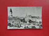 CARTE POSTALA - RPR - ORADEA - VEDERE DIN PIATA VICTORIEI