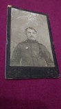 FOTO TIP 9/6 PE CARTON MILITAR ANII 1900