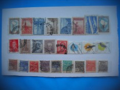 HOPCT LOT NR 558 - 25 TIMBRE VECHI-AMERICA LATINA-STAMPILATE/STAMPILAT
