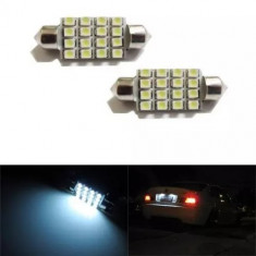 Leduri c5w sofit 39mm 16 smd alb 12v smd foto