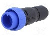 Conector circular, tata, 4 pini, BULGIN - PX0410/04P/4550