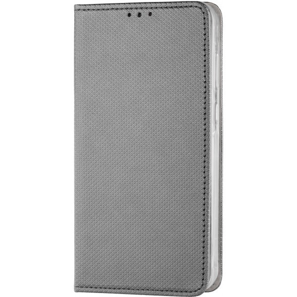 Husa pentru Samsung Galaxy J3 (2017) J330, OEM, Smart Magnet, Gri