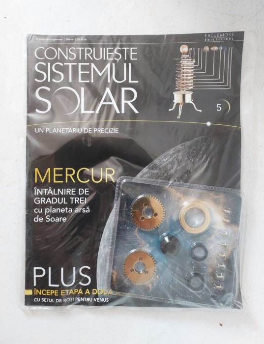 Revista Construieste sistemul solar, numarul 5, nedesfacut / sigilat, astronomie planetariu