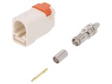 Conector FAKRA Mamă Crimpat Polarizare B-Cream White, MOLEX