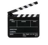 Cumpara ieftin Clacheta Black-White clapperboard din plexiglas pentru studio de filmare