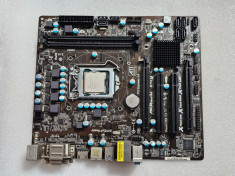 Placa de baza ASRock B75M, LGA 1155, DDR3, PCI-E + Procesor I3 3220 foto