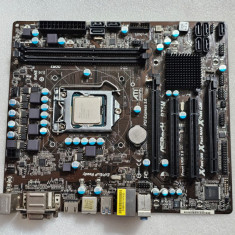 Placa de baza ASRock B75M, LGA 1155, DDR3, PCI-E + Procesor I3 3220