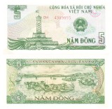 Vietnam 5 Dong 1985 P-92 UNC