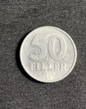 Moneda 50 filler 1982 Ungaria