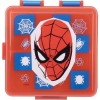 Cutie Sandwich Copii Spiderman TataWay, Compartimente Multiple, Plastic Reciclabil, Fara BPA, Licentiat Marvel