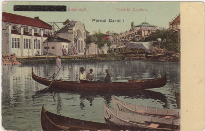 CP Bucuresti Teatrul Casino Parcul Carol I ND(1919) foto