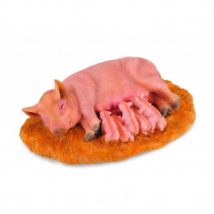 Figurina Familie de porci Collecta, 12.3 cm, 3 ani+ foto