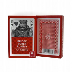 Cărți de joc Cartamundi Dondorf Bridge-Poker-Rummy, Roșu