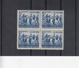 ROMANIA 1949 LP 251 - 90 ANI UNIREA PRINCIPATELOR ROMANE BLOC DE 4 TIMBRE MNH