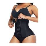 Corset de antrenament din latex pentru femei, sub bust, modelator de talie și abdomen, cu sistem de str&acirc;ngere