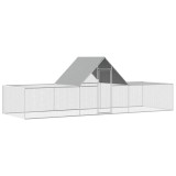 Cumpara ieftin Cotet pentru pasari, 6 x 2 x 2 m, otel galvanizat