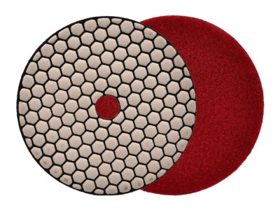 Disc pentru slefuirea uscata a gresiei portelanate, 125 mm, granulatie 400, Geko G78940 foto