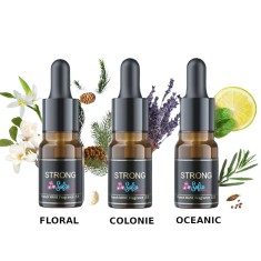 Set 3 Uleiuri Esentiale Pentru Difuzor Auto, Floral, Colonie, Oceanic, 100% pure, 10 ml
