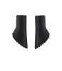 Set 4 Tampoane Cauciuc Bțe Trekking/Nordic Walking Adventuridge 38mm Negre - Talpă Antiderapantă, Durabile