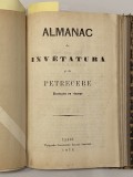 Carte veche Almanah de invatatura si petrecere 1873