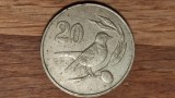 Cipru - moneda de colectie - varietate an unic - 20 cents 1983 - superba !