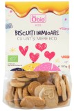 Biscuiti Inimioare cu Unt si Miere Bio Obio, 100g - Biscuiti Eco pentru Copii si Adulti, Faina Integrala Ovaz si Spelta