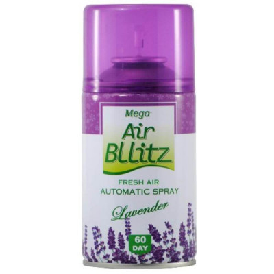 Rezerva Odorizant Camera Mega Air Blitz Fresh Air, Cantitate 260 ml, Parfum de Lavanda, Rezerva Spray pentru Odorizant de Camera, Rezerva pentru Odori foto