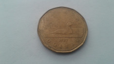 Canada 1 dollar 1987 foto