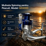 Mulineta Spinning pentru Pescuit, Model QS5000