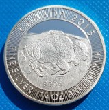 Canada 8 Dollar 2015 UNC Bizon 40 mm, America de Nord