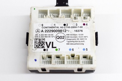 Modul de control ușă st&amp;acirc;nga față MERCEDES-BENZ C Coupe C205 2016 OEM: A2229009812,A2-C745-2850-7-00,A2229015403,A2229020012 | 21598745 foto