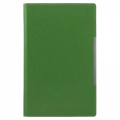 Agenda notes A5 cu decupaj pix verde inchis